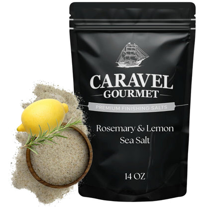 Rosemary & Lemon Sea Salt - 14 oz Pouch