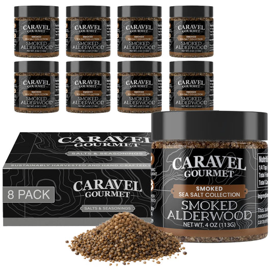 Smoked Alderwood Sea Salt - Chef Pinch Jar - Case Pack - 8 units