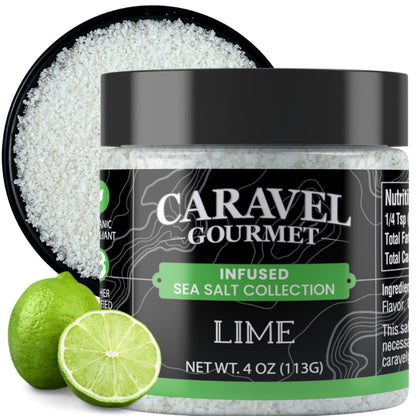Lime Sea Salt - 4 oz Chef Jar