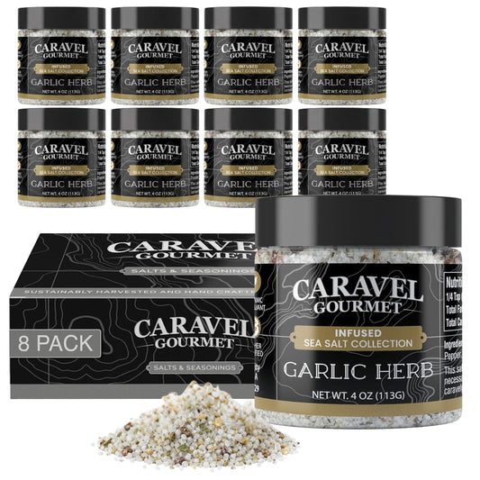 Garlic Herb Sea Salt - Chef Pinch Jar - Case Pack - 8 units