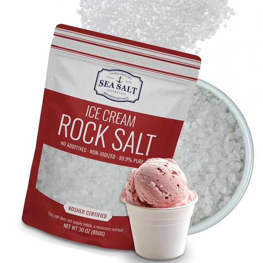 Ice Cream Rock Salt - 30 oz Pouch, package front view