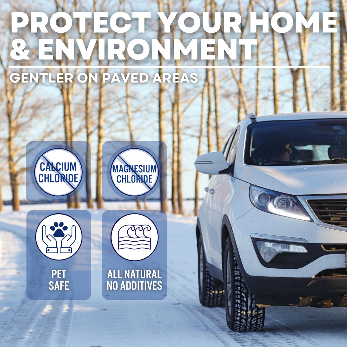 Natural Ice & Snow Melt - Pet & Kid Safe