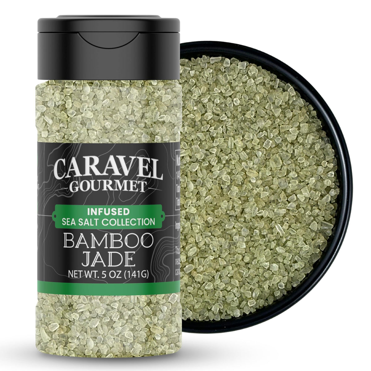 Bamboo Jade Sea Salt - 5 oz Shaker