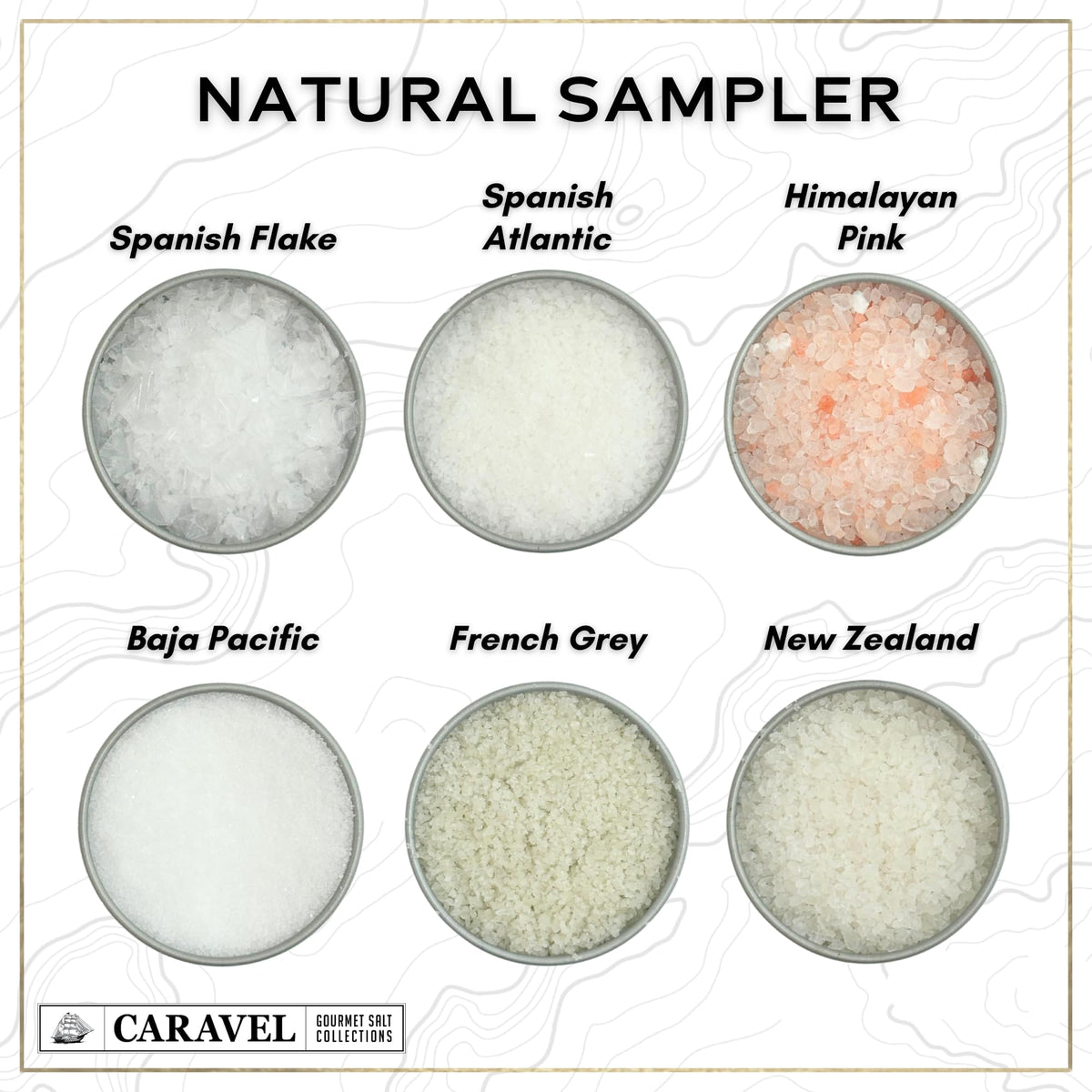 Sea Salt Sampler Collection - 24 Flavors (4-Pack)