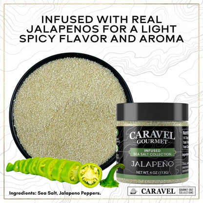 Spicy Sea Salt Chef Jar Gift Set - Habanero, Jalapeno & Cajun (3-Pack)
