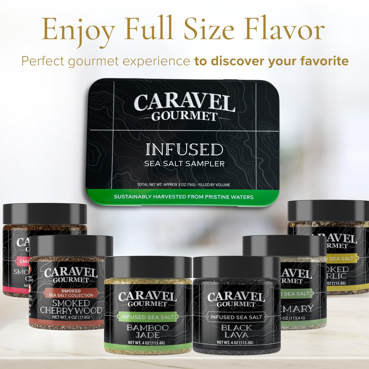 Infused Sea Salt Sampler - 6 Flavors