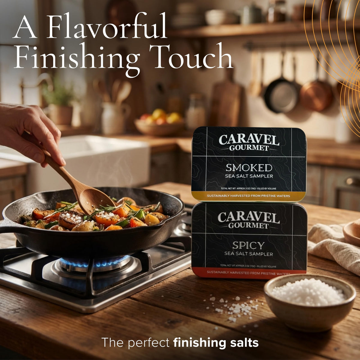 Smoked & Spicy Sea Salt Sampler - 12 Flavors