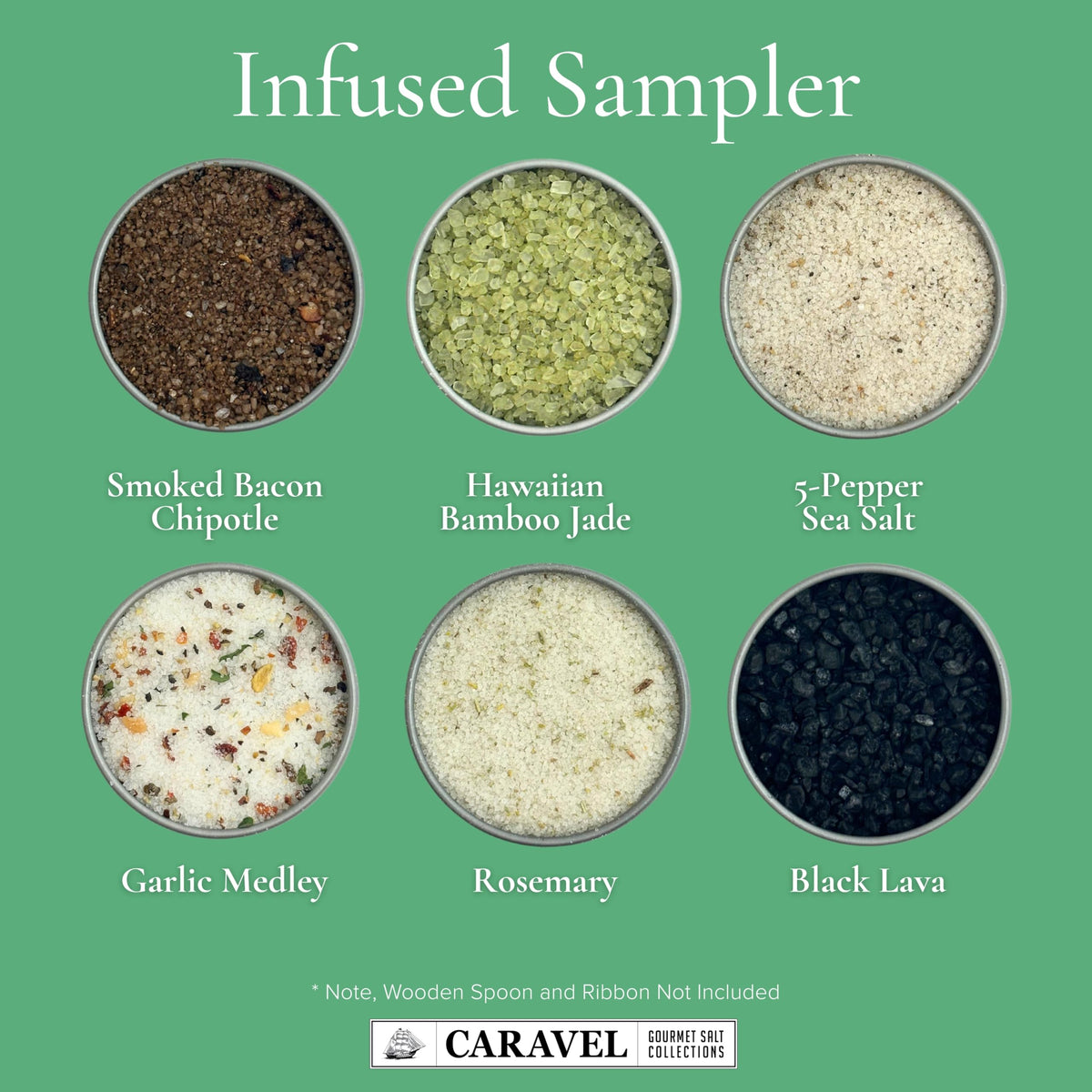 Infused Sea Salt Sampler - 6 Flavors