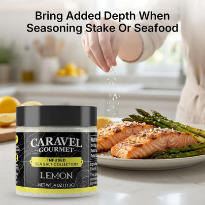 Lemon Sea Salt - 4 oz Chef Jar