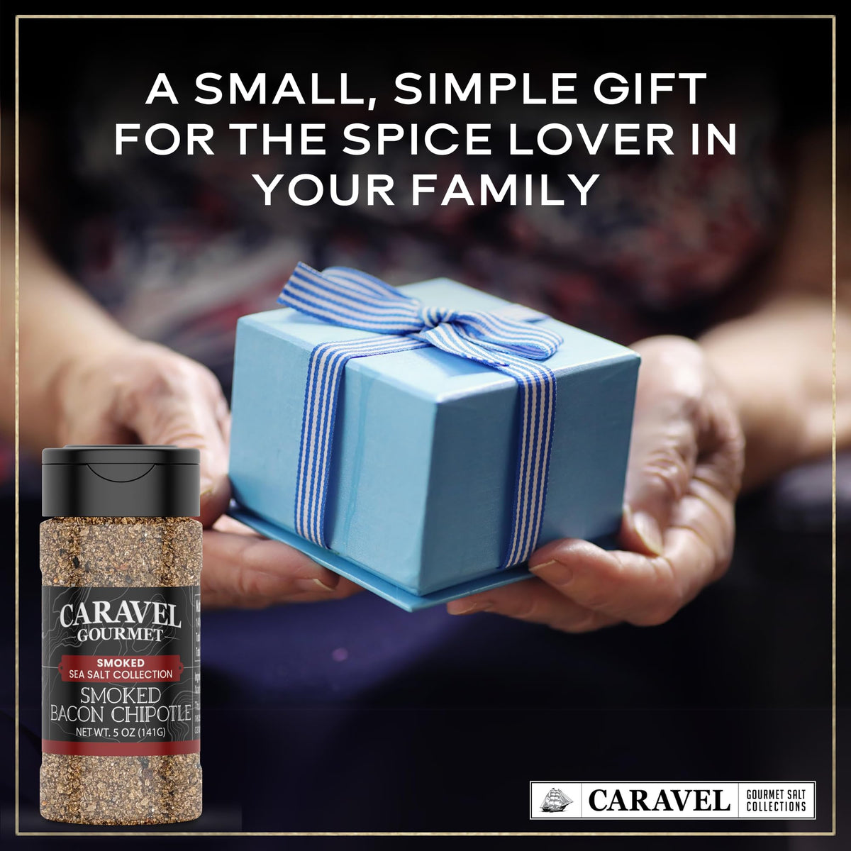 Smoked Bacon Chipotle Sea Salt - 5 oz Shaker