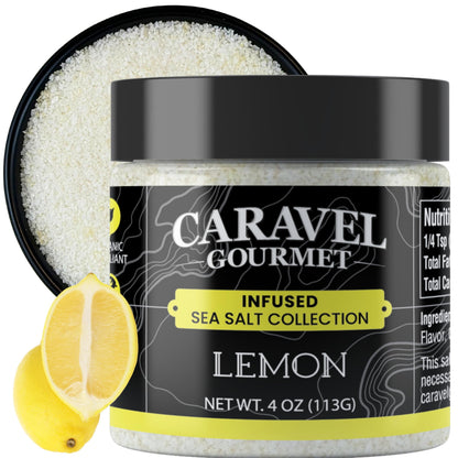 Lemon Sea Salt - 4 oz Chef Jar