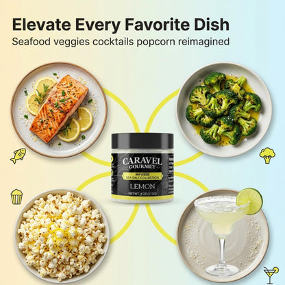 Lemon Sea Salt - 4 oz Chef Jar