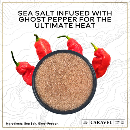 Ghost Pepper Sea Salt - 4 oz Chef Jar