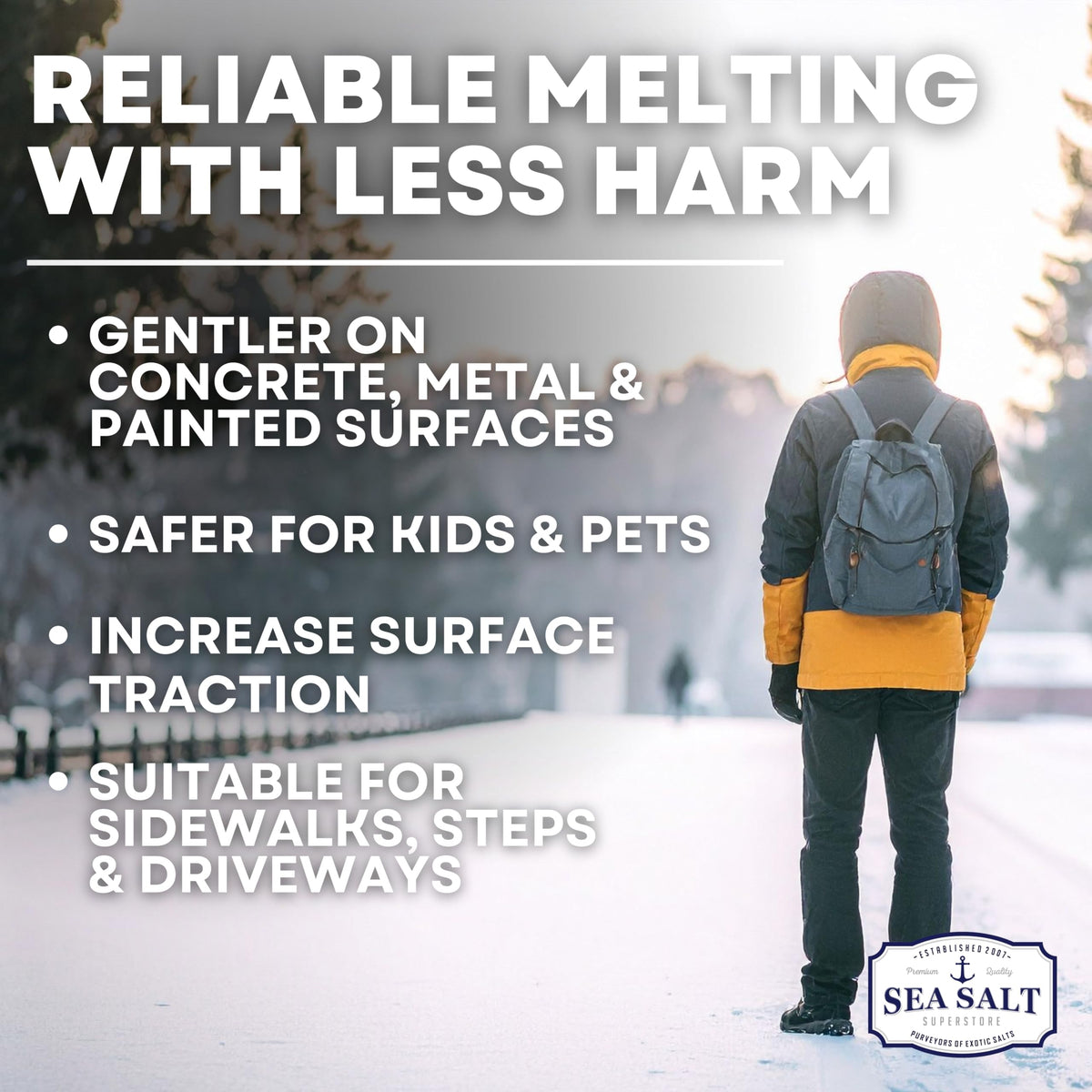 Natural Ice & Snow Melt - Pet & Kid Safe