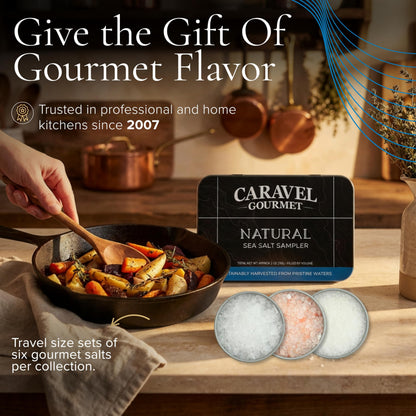 Natural Sea Salt Sampler - 6 Salts