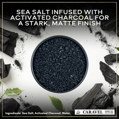Black Lava Sea Salt - 4 oz Chef Jar 2-Pack