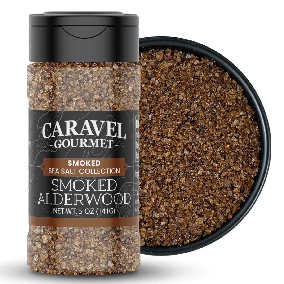 Smoked Alderwood Sea Salt - 5 oz Shaker