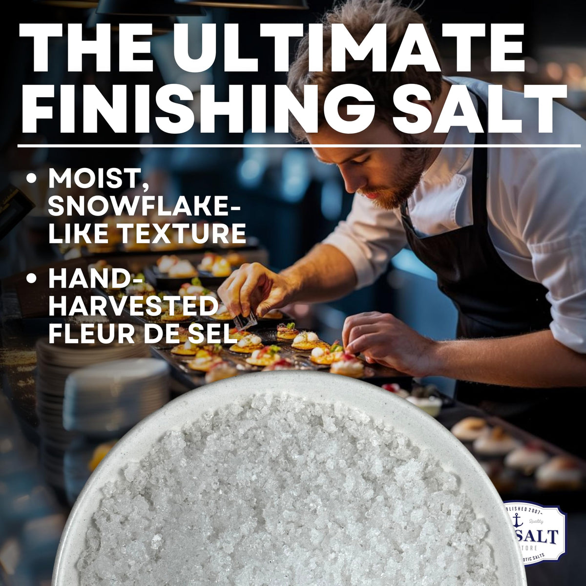 Mini Flake Sea Salt - 4 oz Pouch, product detail image 2