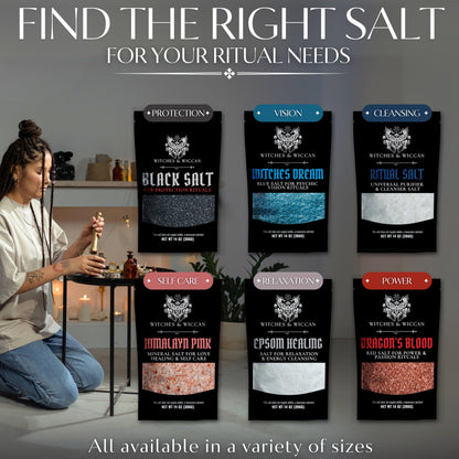 Pink Himalayan Ritual Salt - 5 oz Pouch