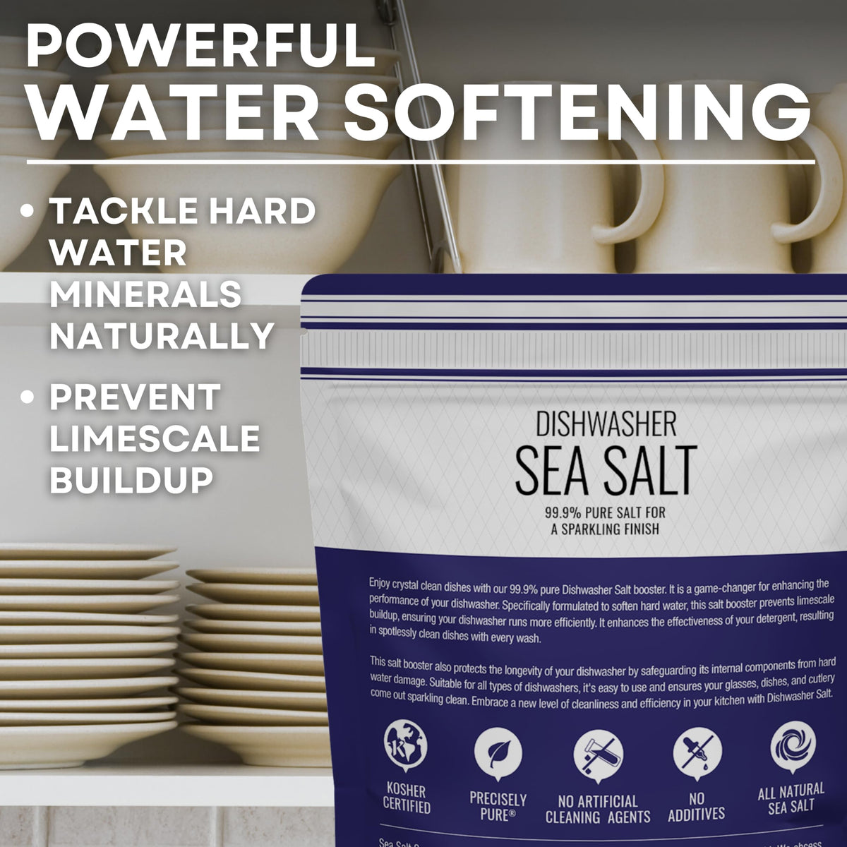 Dishwasher Salt - 30 oz Pouch, product detail image 4