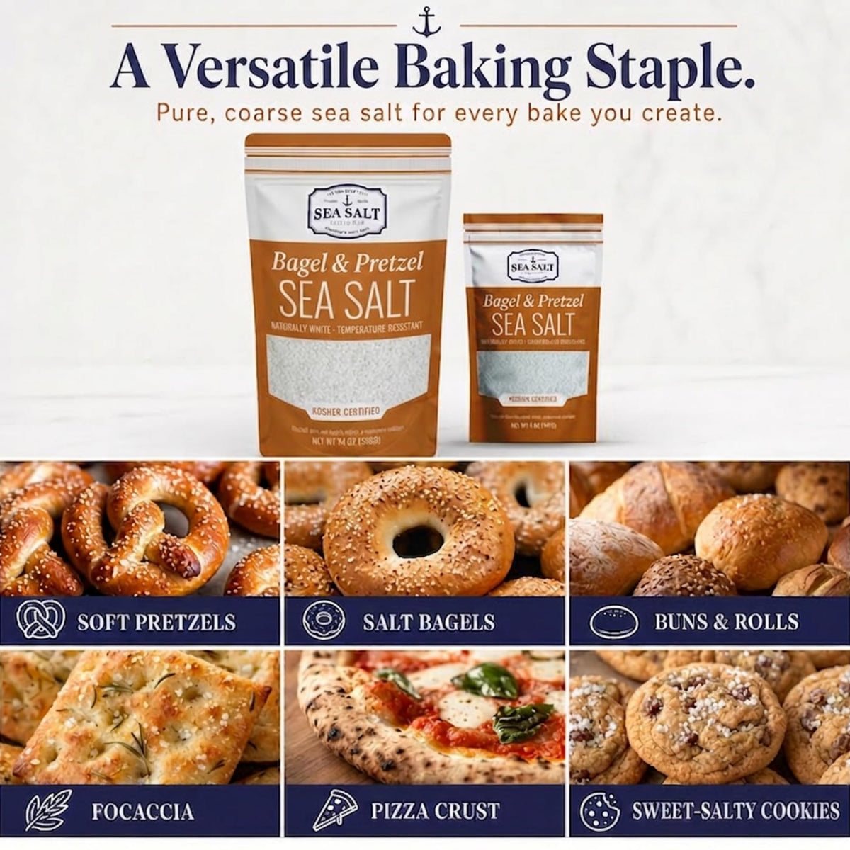 Pretzel Sea Salt - 30 oz Pouch, product detail image 4