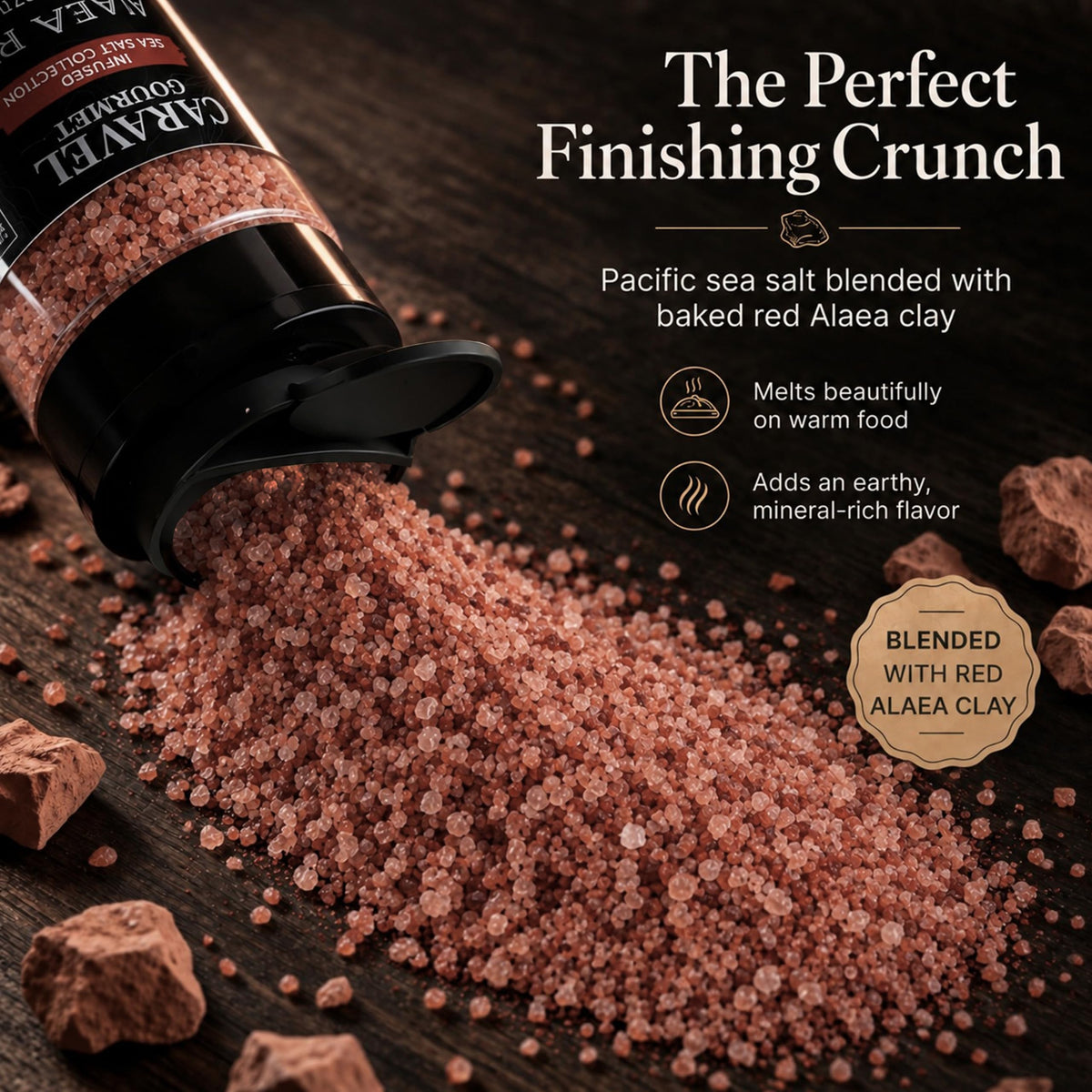 Alaea Red Sea Salt - Shaker - Case Pack - 8 units, product detail image 3