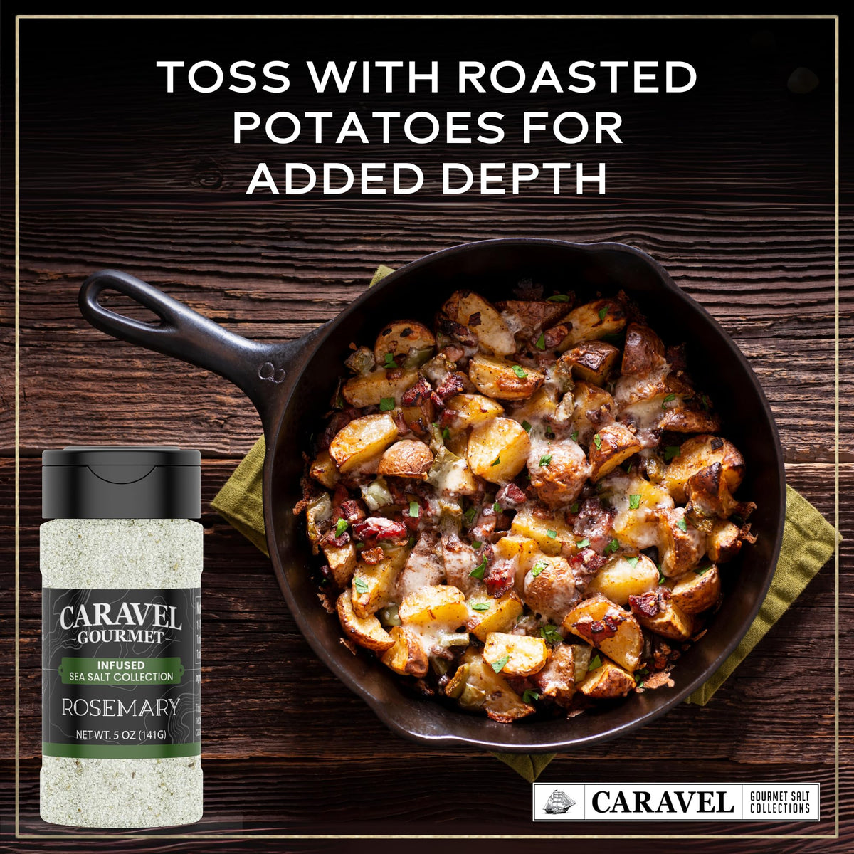 Rosemary Sea Salt - 5 oz Shaker