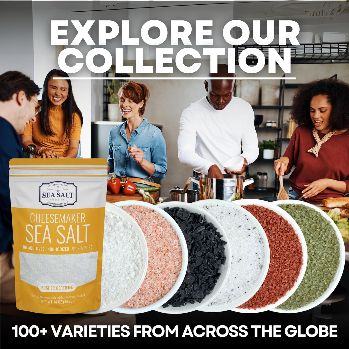 Cheesemaker Sea Salt - 30 oz Pouch, product detail image 6