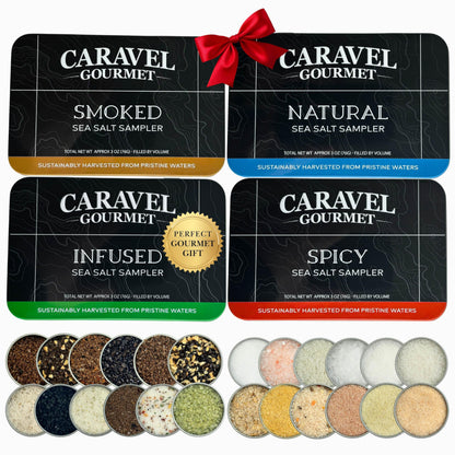 Sea Salt Sampler Collection - 24 Flavors (4-Pack)