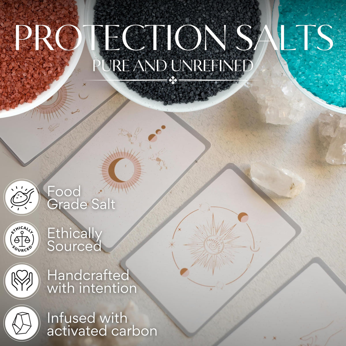 Ritual Salt Set - Red, Blue & Black (3 x 14 oz)