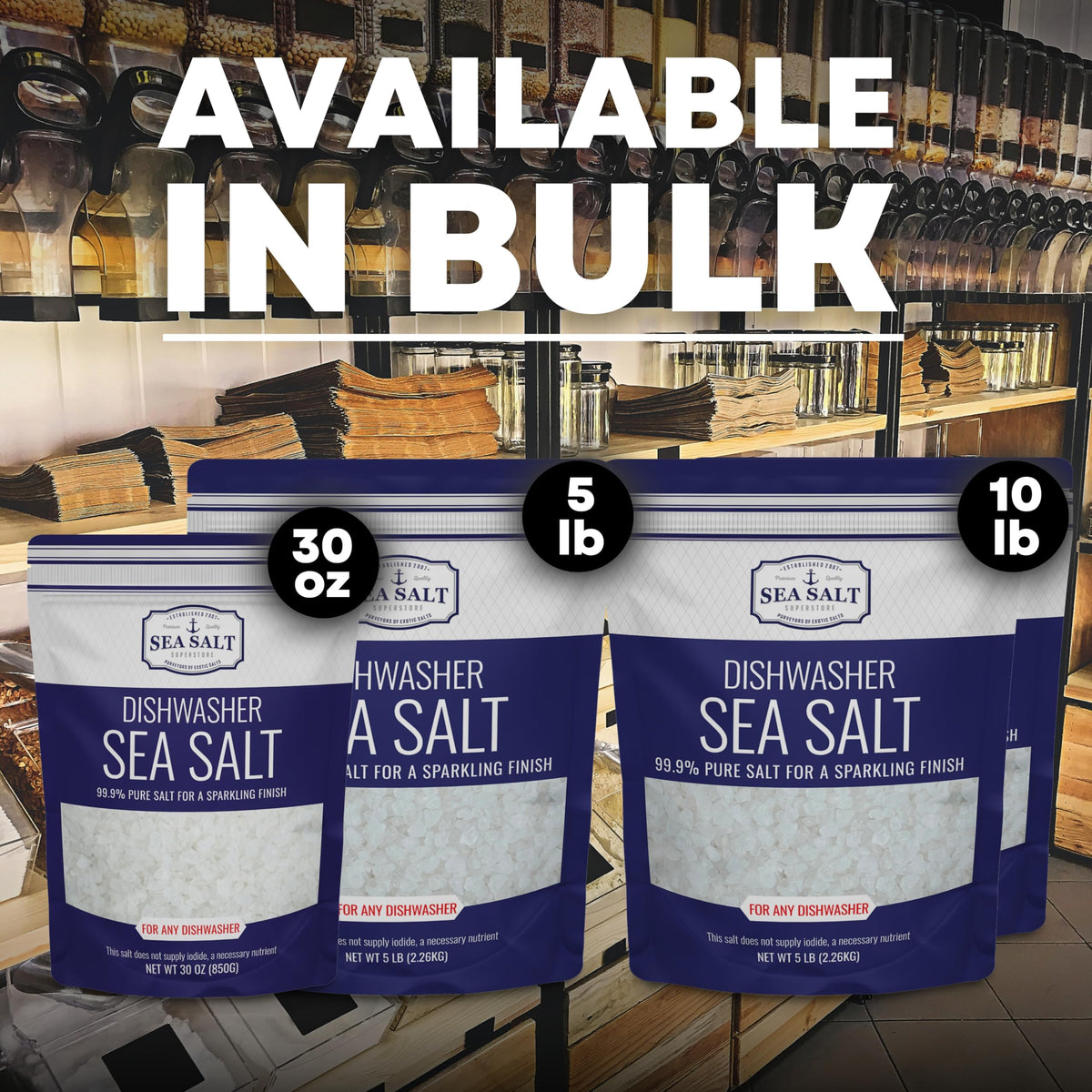 Dishwasher Salt - 30 oz Pouch, product detail image 5