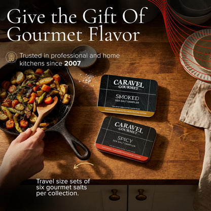 Smoked & Spicy Sea Salt Sampler - 12 Flavors