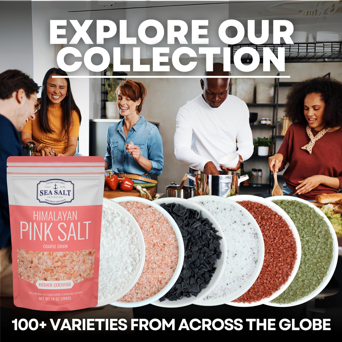 Alaea Red Sea Salt 14 oz Pouch, product detail image 6