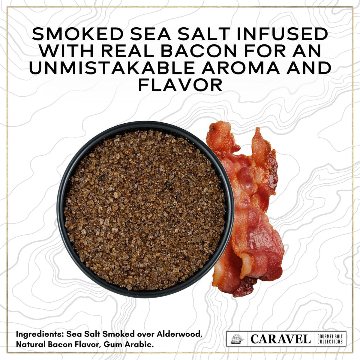 Smoked Bacon Sea Salt - 4 oz Chef Jar 2-Pack