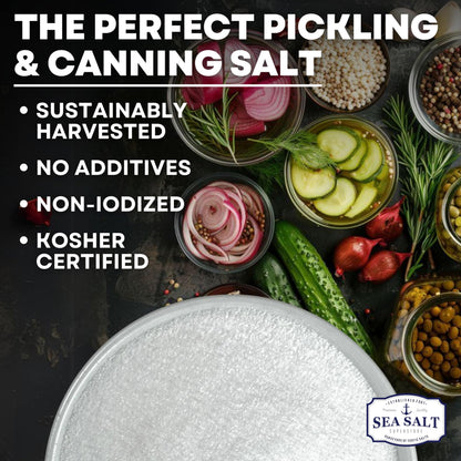 Pickling and Canning Sea Salt - 10 lb Pouch, product detail image 2