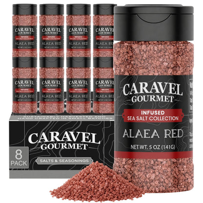 Alaea Red Sea Salt shakers, case of 8