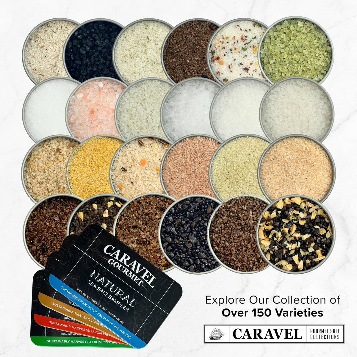 Spicy Sea Salt Sampler - 6 Flavors