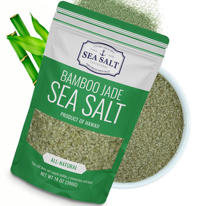 Bamboo Jade Sea Salt, 14 oz pouch