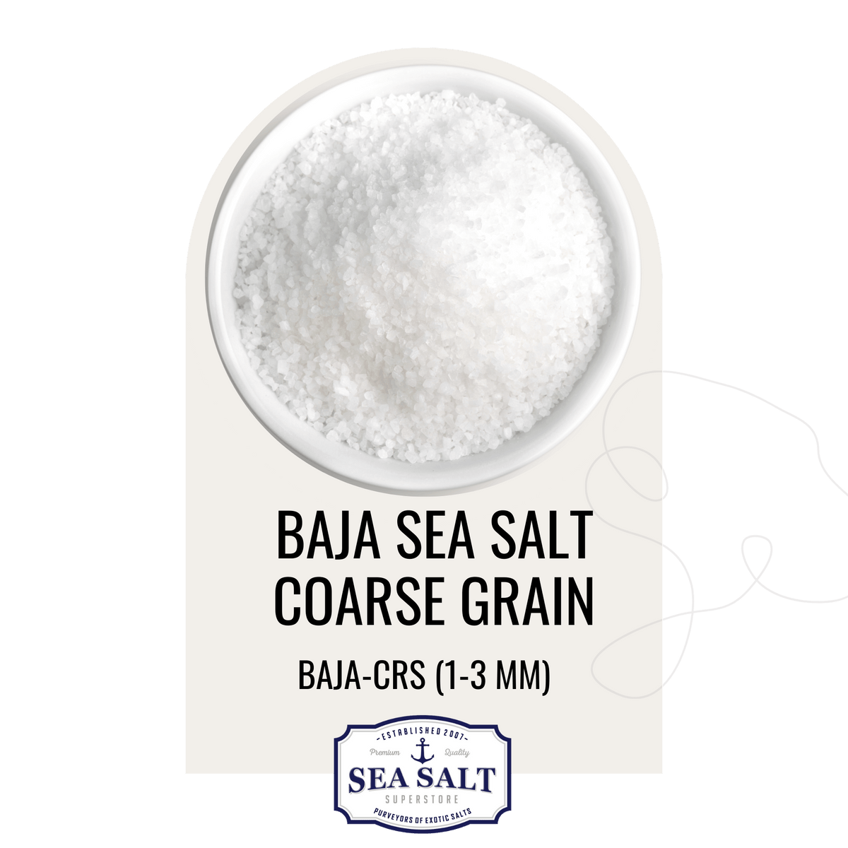 Natural Sea Salt - Coarse Grain - No Additives – Sea Salt Superstore Natural Sea Salt - Coarse Grain - No Additives – Sea Salt Superstore